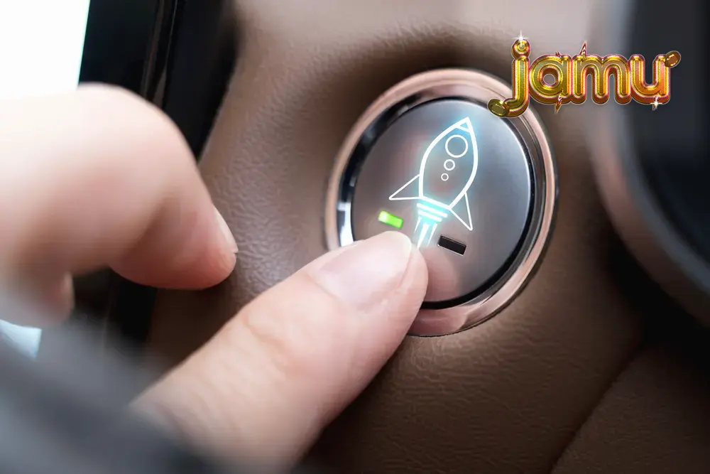 Tampilan antarmuka permainan slot modern yang menarik